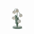 Bell Orchid Floral Table Lamp – Premium Metal Bedside & Desk Light