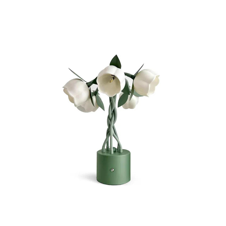 Faira Flower Table Lamp – Botanical Floral Desk Light | Ambient Bedside Lamp for Home Décor