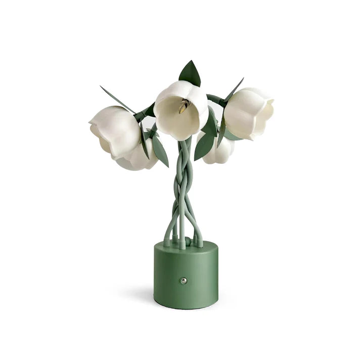 Faira Flower Table Lamp – Botanical Floral Desk Light | Ambient Bedside Lamp for Home Décor